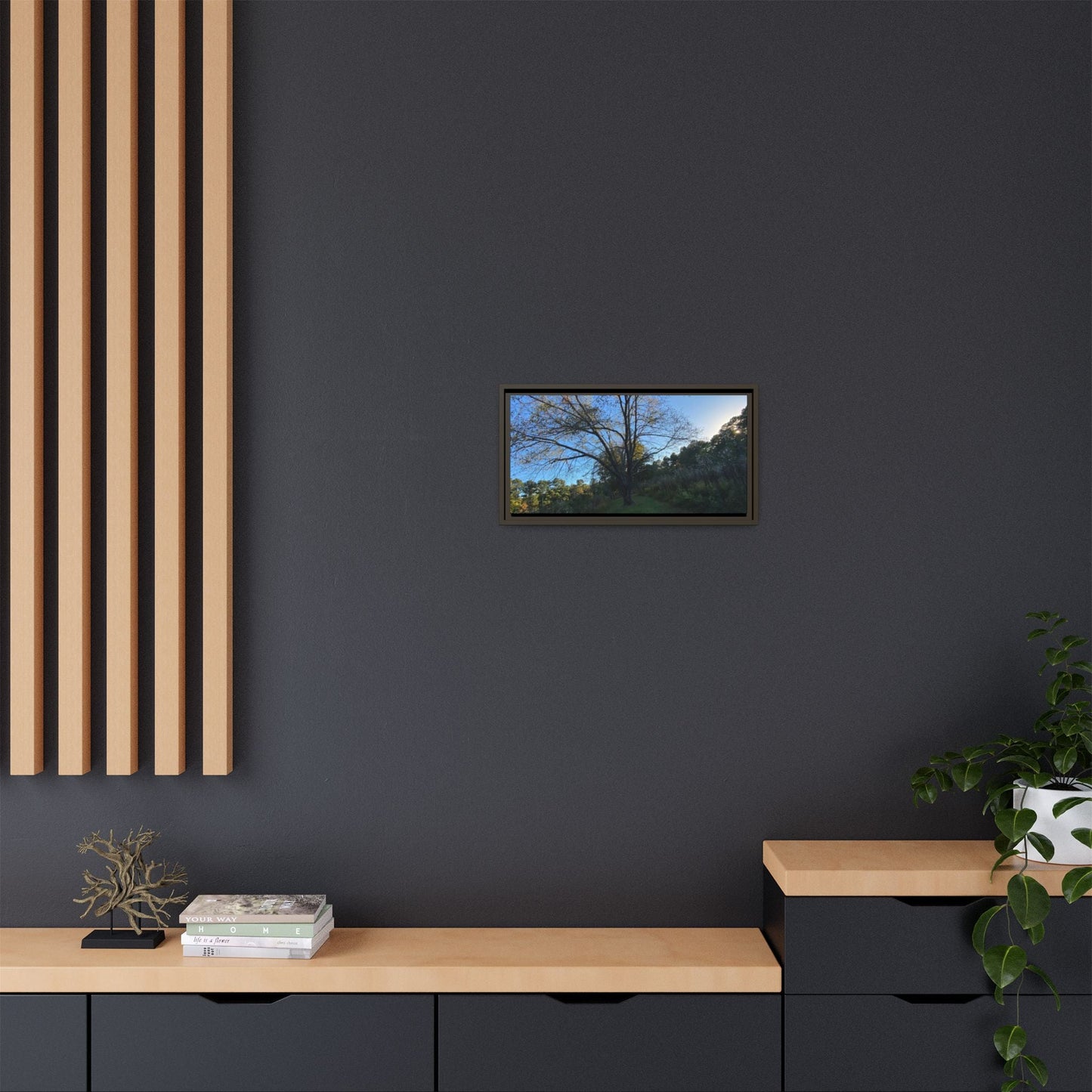 Framed Matte Canvas Art Print, Nature Wall Decor, Living Room Artwork, Gift for Nature Lovers, Home Office Decor, Rustic Vibes – 60" x 40" (Horizontal) Canvas for Art for Living Room (107 view)