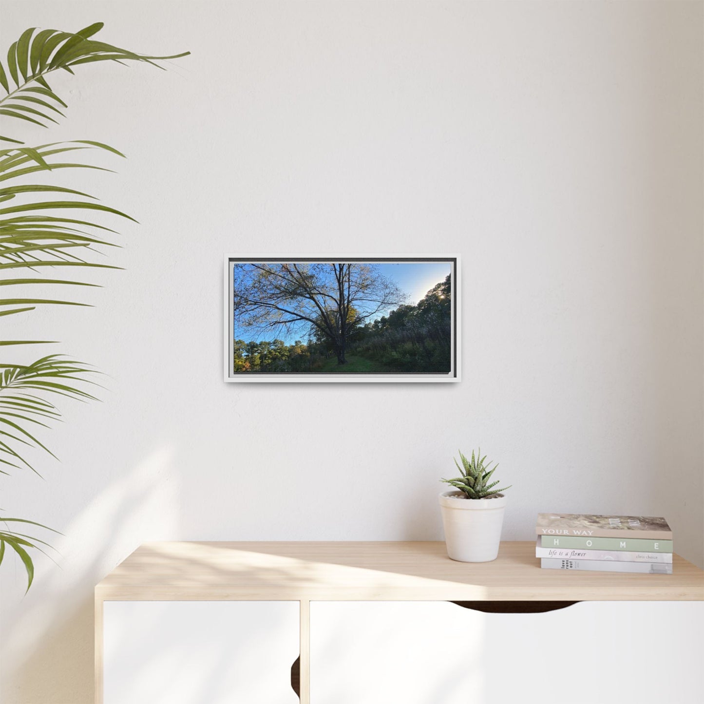 Framed Matte Canvas Art Print, Nature Wall Decor, Living Room Artwork, Gift for Nature Lovers, Home Office Decor, Rustic Vibes – 60" x 40" (Horizontal) Canvas for Art for Living Room (109 view)