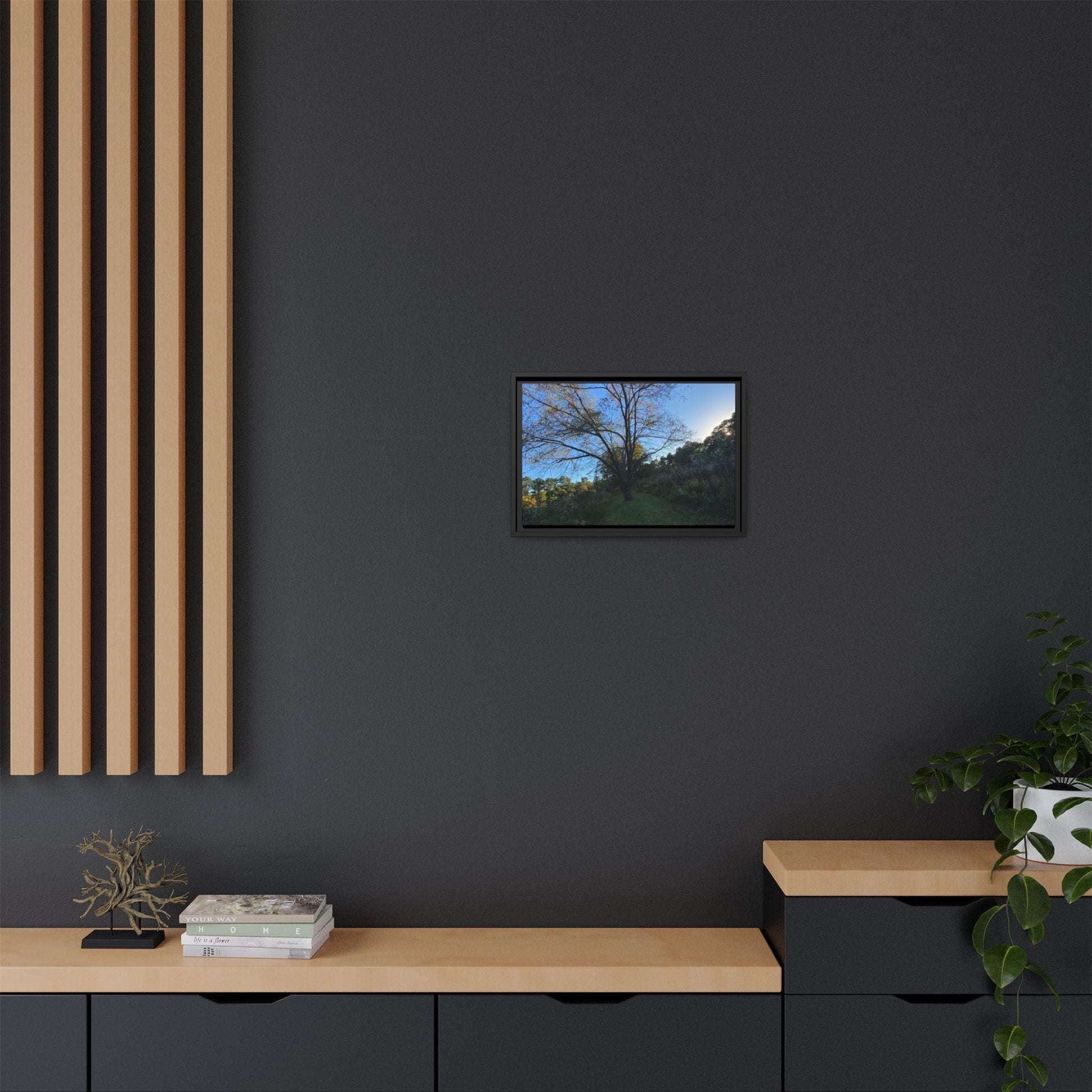 Framed Matte Canvas Art Print, Nature Wall Decor, Living Room Artwork, Gift for Nature Lovers, Home Office Decor, Rustic Vibes – 60" x 40" (Horizontal) Canvas for Art for Living Room (77 view)