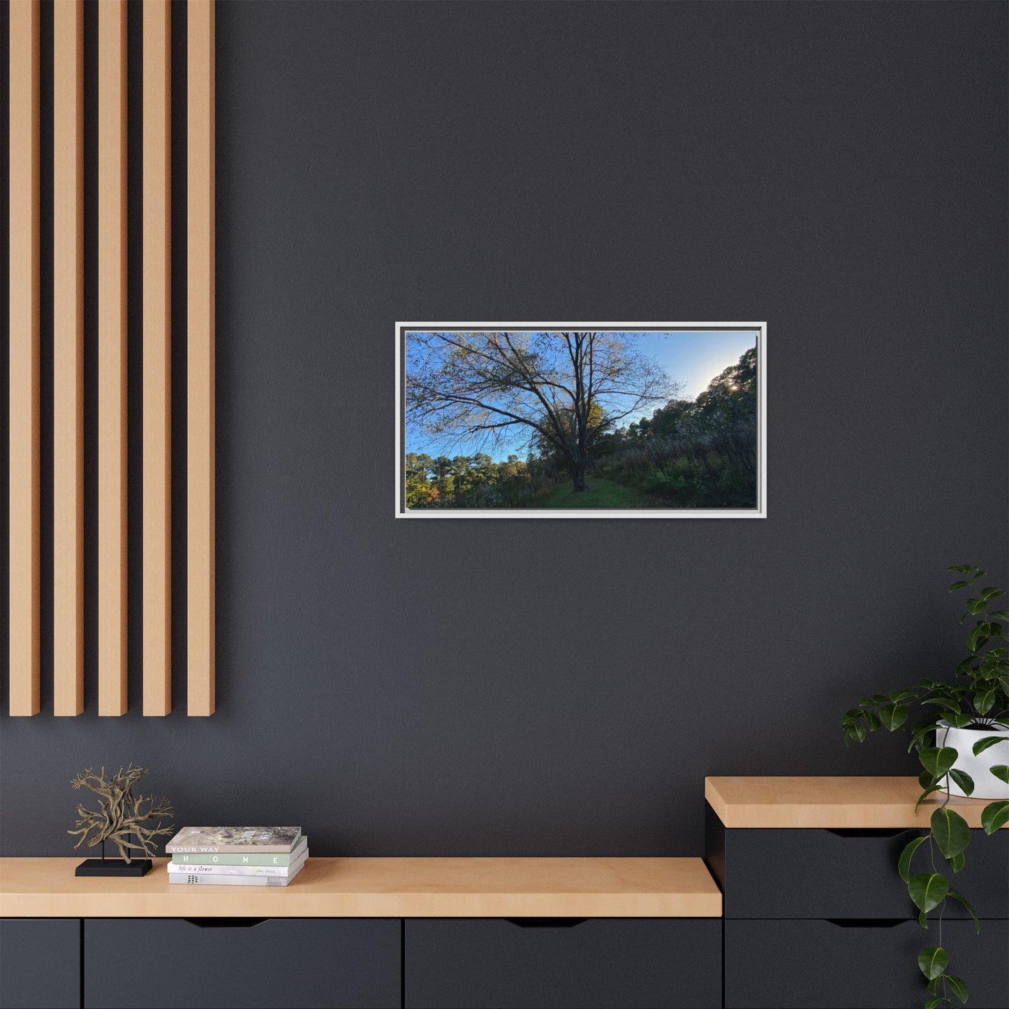 Framed Matte Canvas Art Print, Nature Wall Decor, Living Room Artwork, Gift for Nature Lovers, Home Office Decor, Rustic Vibes – 18″ x 12″ (Horizontal) Canvas for Art for Living Room (143 view)