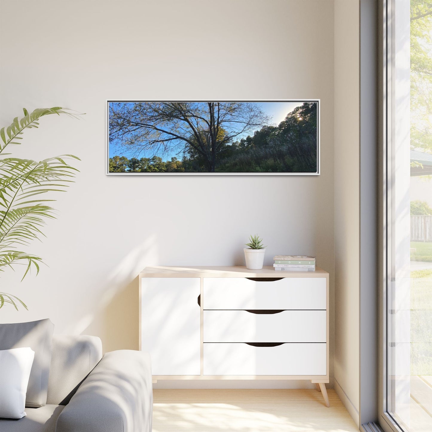 Framed Matte Canvas Art Print, Nature Wall Decor, Living Room Artwork, Gift for Nature Lovers, Home Office Decor, Rustic Vibes – 18″ x 12″ (Horizontal) Canvas for Art for Living Room (124 view)