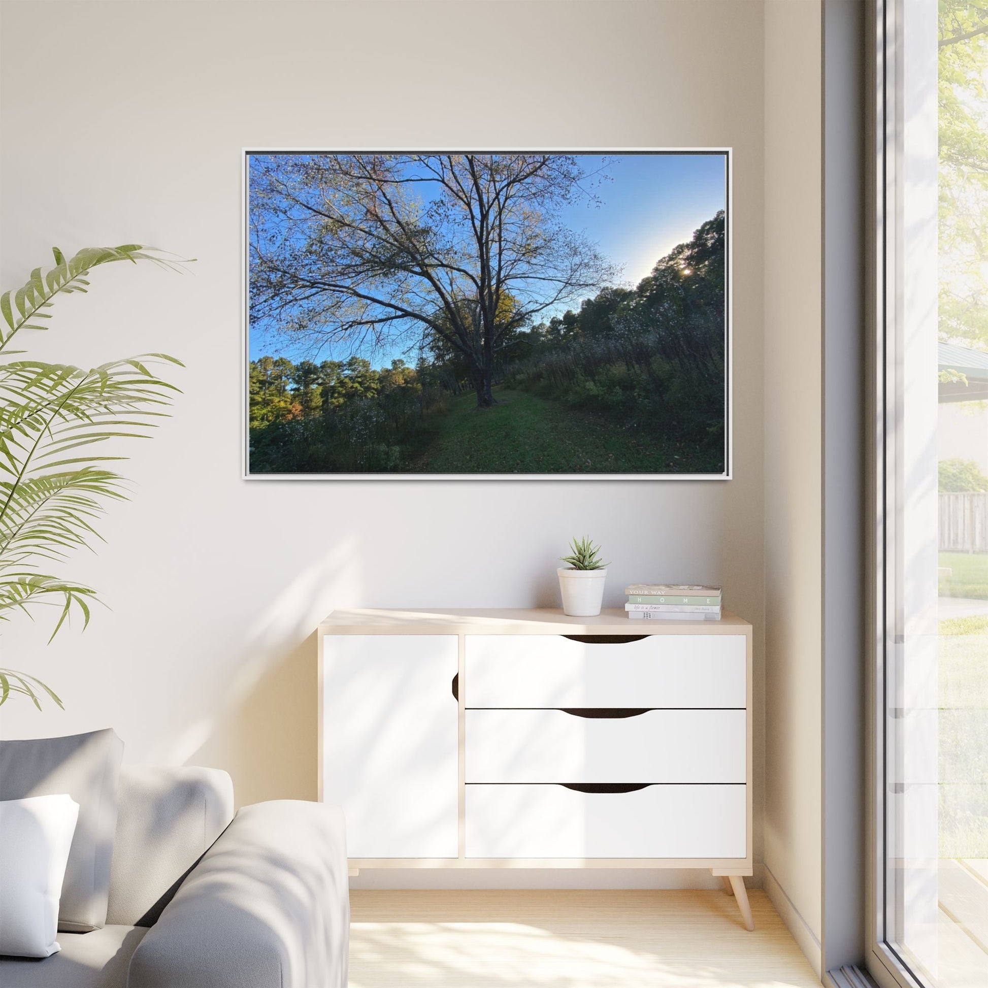 Framed Matte Canvas Art Print, Nature Wall Decor, Living Room Artwork, Gift for Nature Lovers, Home Office Decor, Rustic Vibes – 18″ x 12″ (Horizontal) Canvas for Art for Living Room (151 view)