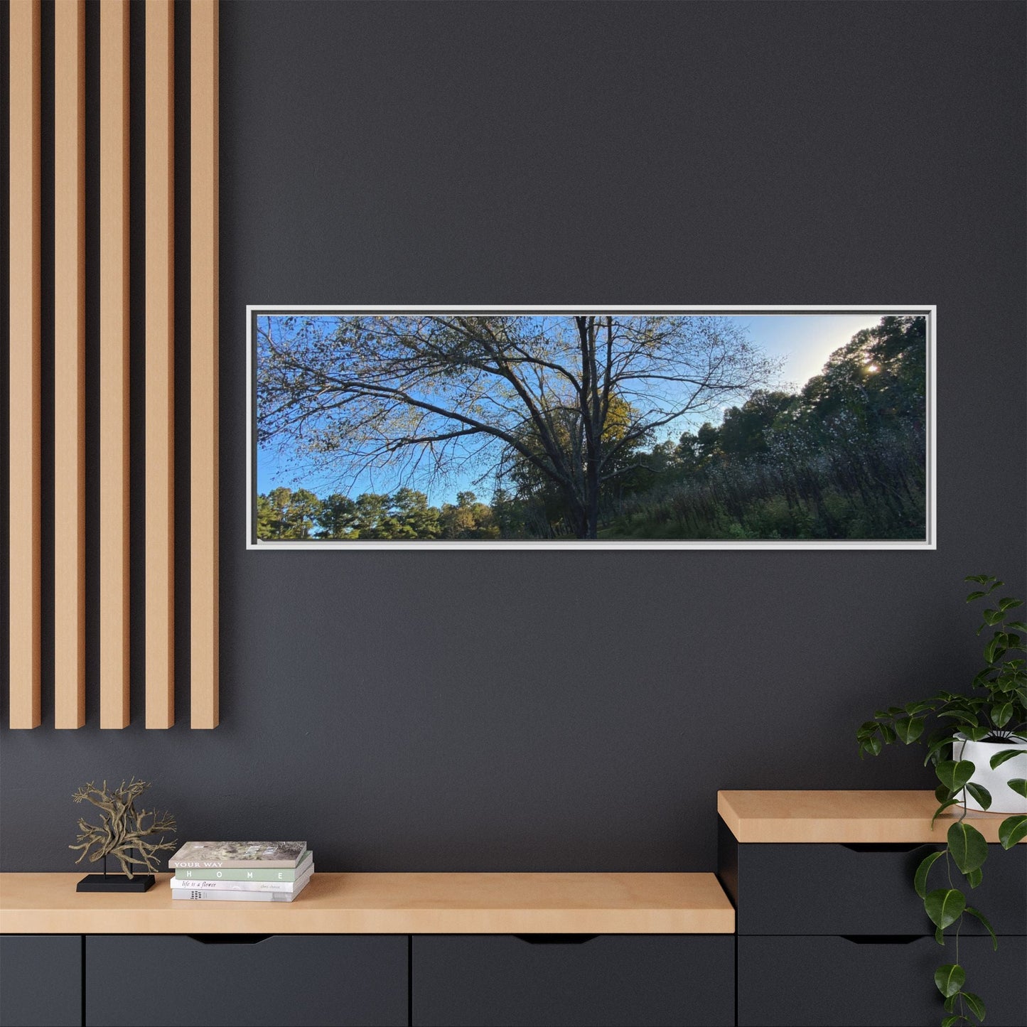 Framed Matte Canvas Art Print, Nature Wall Decor, Living Room Artwork, Gift for Nature Lovers, Home Office Decor, Rustic Vibes – 18″ x 12″ (Horizontal) Canvas for Art for Living Room (125 view)