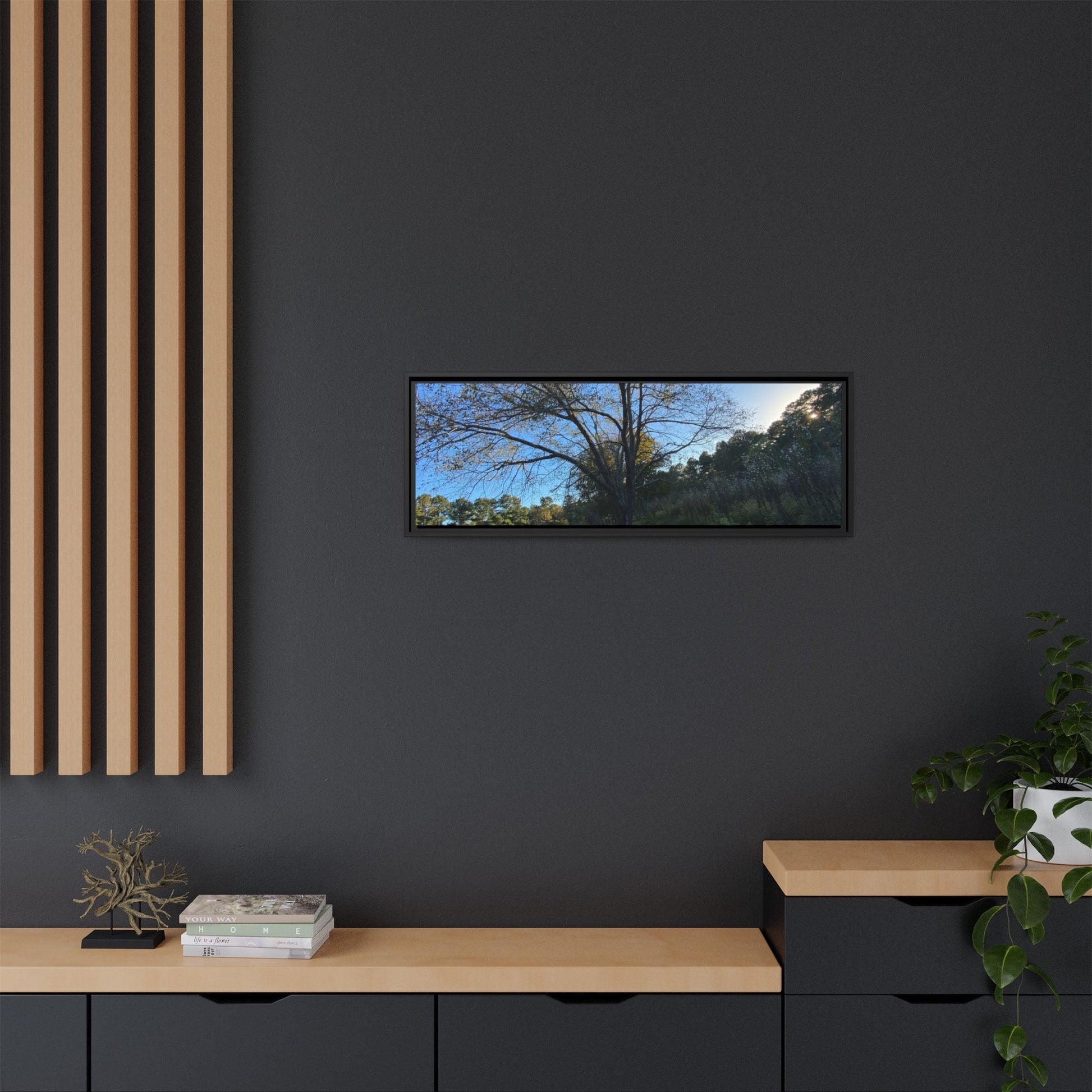 Framed Matte Canvas Art Print, Nature Wall Decor, Living Room Artwork, Gift for Nature Lovers, Home Office Decor, Rustic Vibes – 60" x 40" (Horizontal) Canvas by Printify