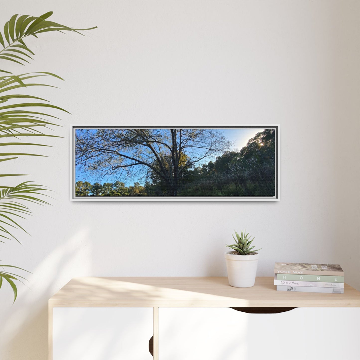 Framed Matte Canvas Art Print, Nature Wall Decor, Living Room Artwork, Gift for Nature Lovers, Home Office Decor, Rustic Vibes – 60" x 40" (Horizontal) Canvas for Art for Living Room (100 view)