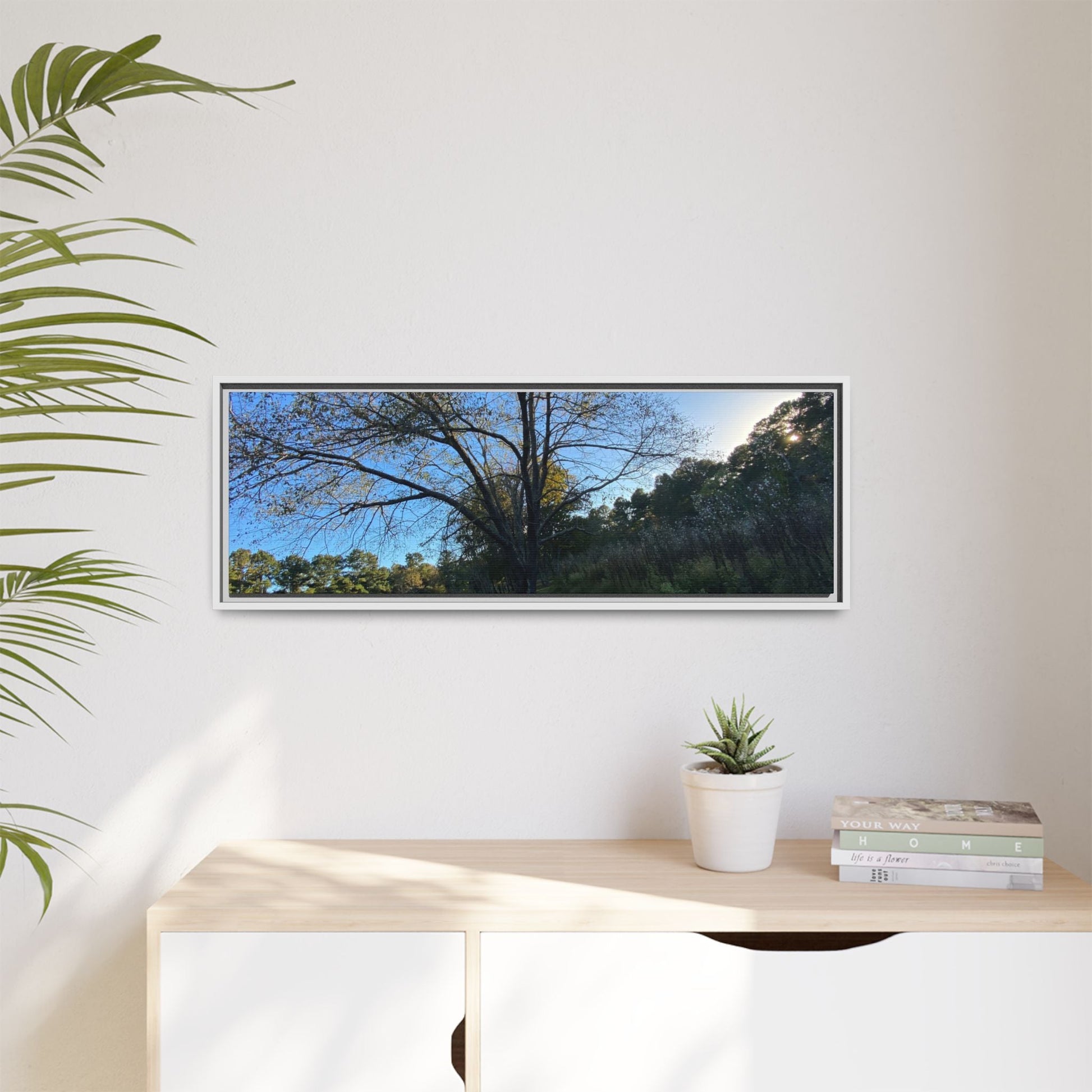 Framed Matte Canvas Art Print, Nature Wall Decor, Living Room Artwork, Gift for Nature Lovers, Home Office Decor, Rustic Vibes – 60" x 40" (Horizontal) Canvas for Art for Living Room (100 view)