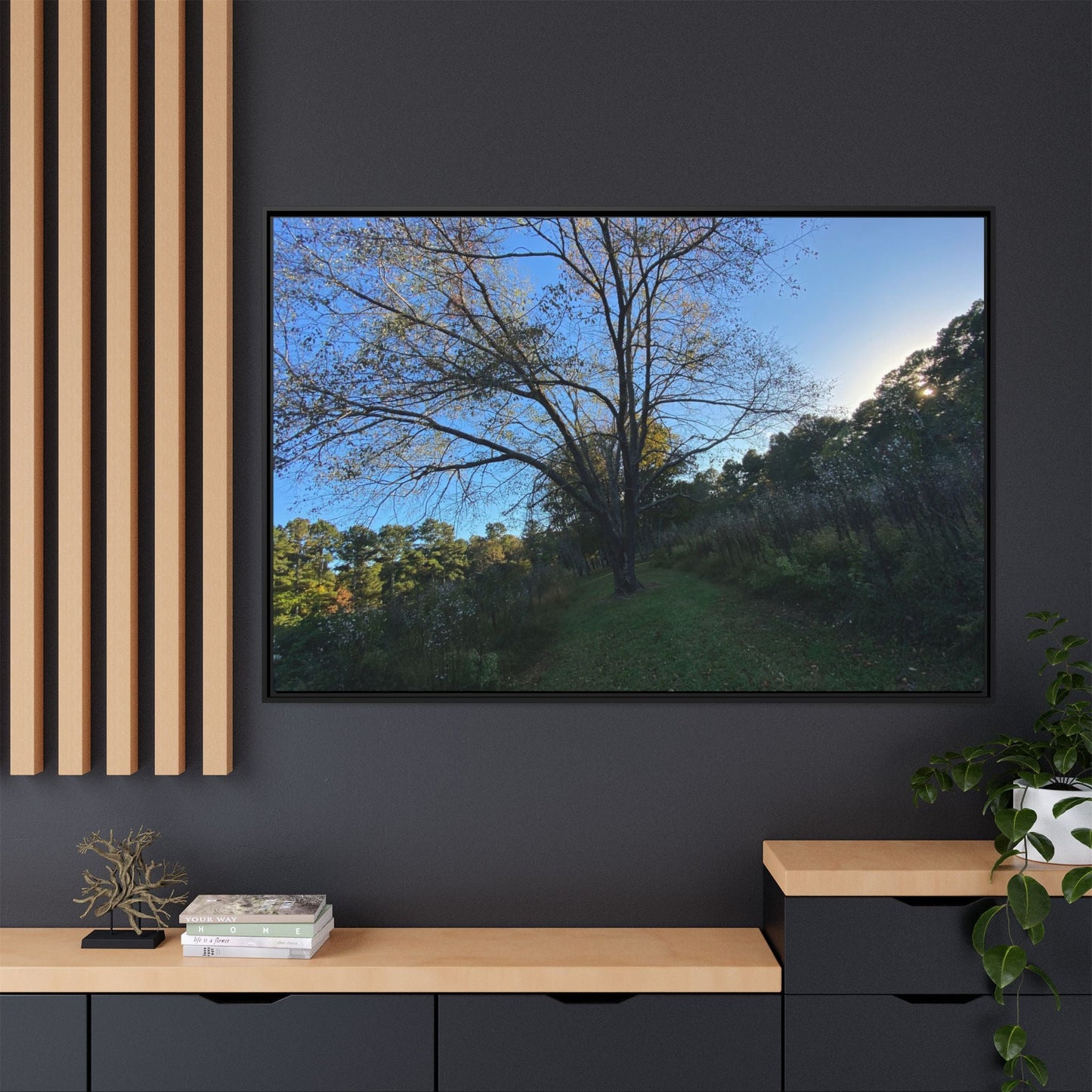 Framed Matte Canvas Art Print, Nature Wall Decor, Living Room Artwork, Gift for Nature Lovers, Home Office Decor, Rustic Vibes – 18″ x 12″ (Horizontal) Canvas for Art for Living Room (146 view)