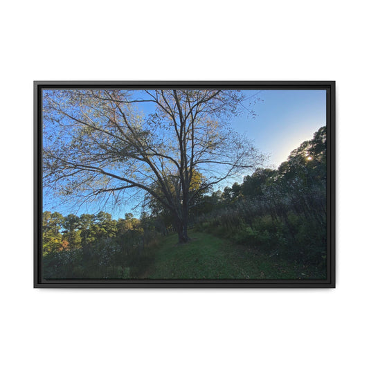 Framed Matte Canvas Art Print, Nature Wall Decor, Living Room Artwork, Gift for Nature Lovers, Home Office Decor, Rustic Vibes – 30″ x 20″ (Horizontal) Canvas for Art for Living Room (2 view)