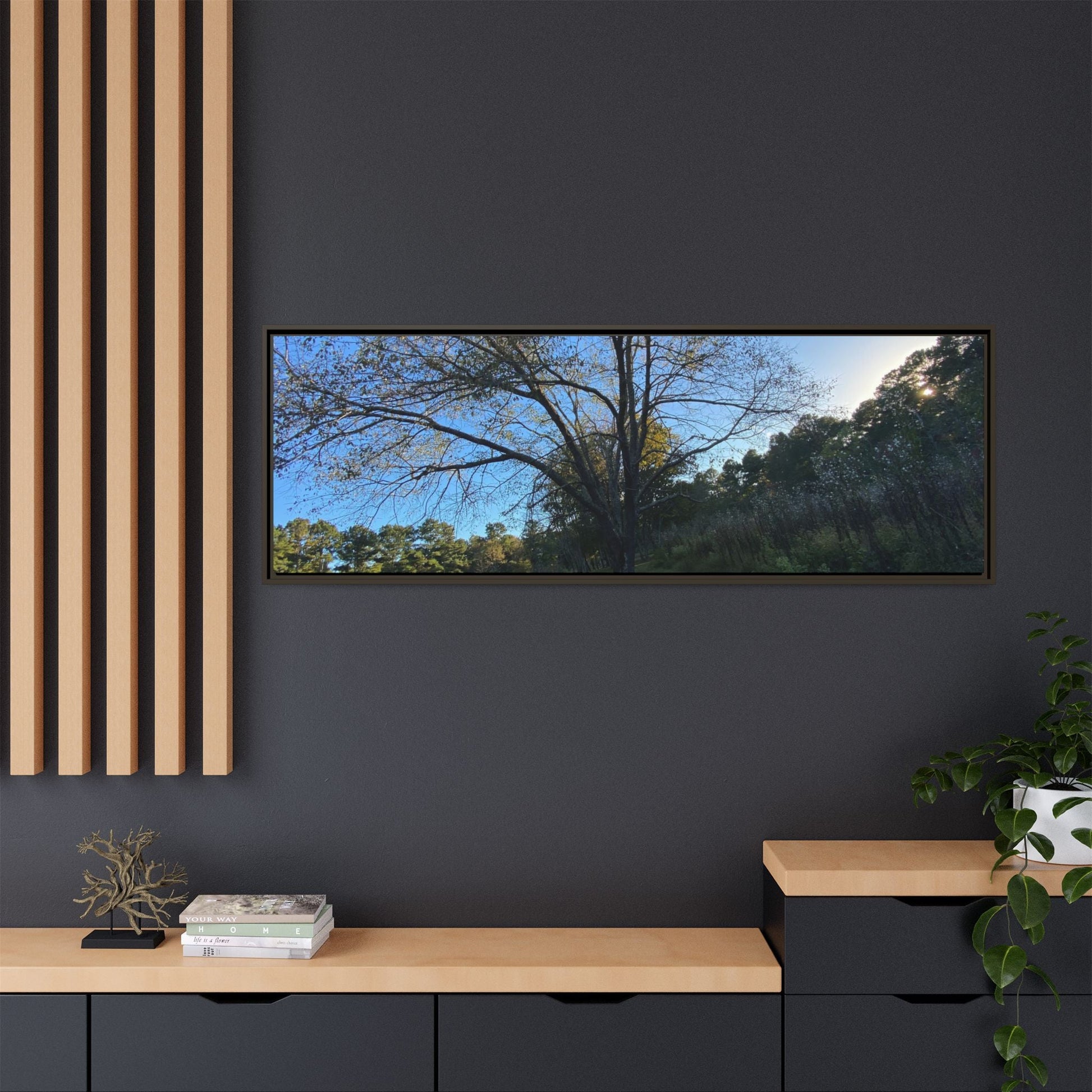 Framed Matte Canvas Art Print, Nature Wall Decor, Living Room Artwork, Gift for Nature Lovers, Home Office Decor, Rustic Vibes – 18″ x 12″ (Horizontal) Canvas for Art for Living Room (122 view)