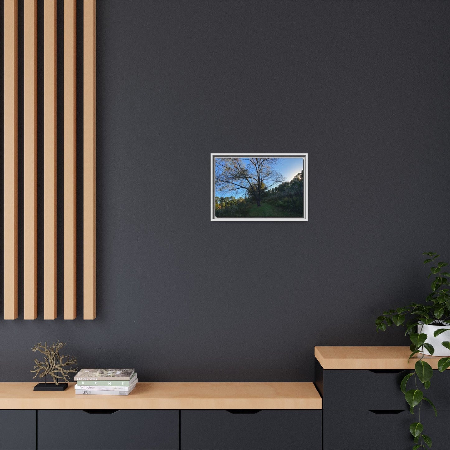 Framed Matte Canvas Art Print, Nature Wall Decor, Living Room Artwork, Gift for Nature Lovers, Home Office Decor, Rustic Vibes – 60" x 40" (Horizontal) Canvas by Printify