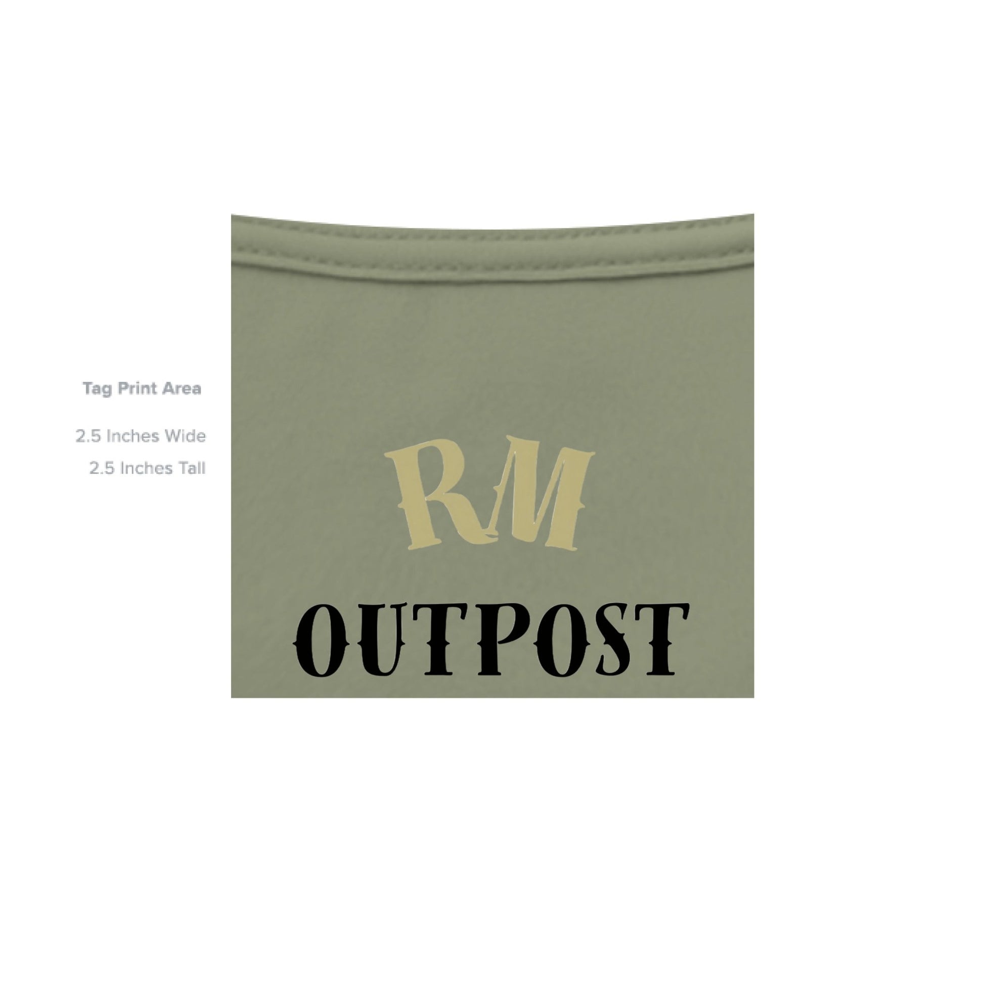 Freedom Fighter – American Flag Skull Tee | Patriotic Apparel by RM Outpost – OLIVE T-Shirt for American Flag (10 view)