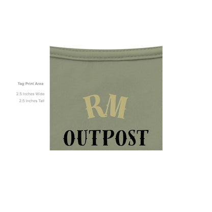 Freedom Fighter – American Flag Skull Tee | Patriotic Apparel by RM Outpost – OLIVE T-Shirt for American Flag (10 view)