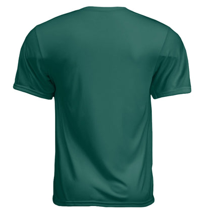 Freedom Fighter – American Flag Skull Tee | Patriotic Apparel by RM Outpost – FOREST GREEN T-Shirt for American Flag (30 view)