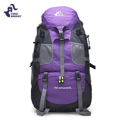 FREEKNIGHT FK0396 Waterproof 50L Climbing Backpack – PURPLE Backpack for 50l (10 view)