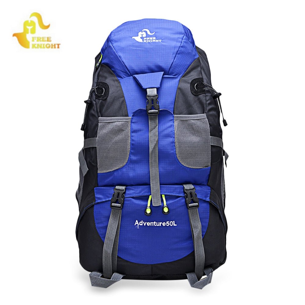 FREEKNIGHT FK0396 Waterproof 50L Climbing Backpack – BLUE Backpack for 50l (6 view)