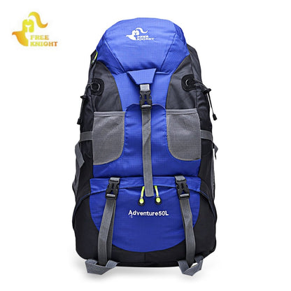 FREEKNIGHT FK0396 Waterproof 50L Climbing Backpack – BLUE Backpack for 50l (6 view)