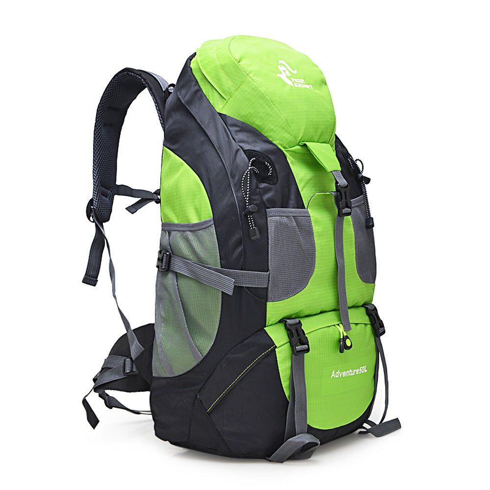 FREEKNIGHT FK0396 Waterproof 50L Climbing Backpack – GREEN Backpack for 50l (13 view)
