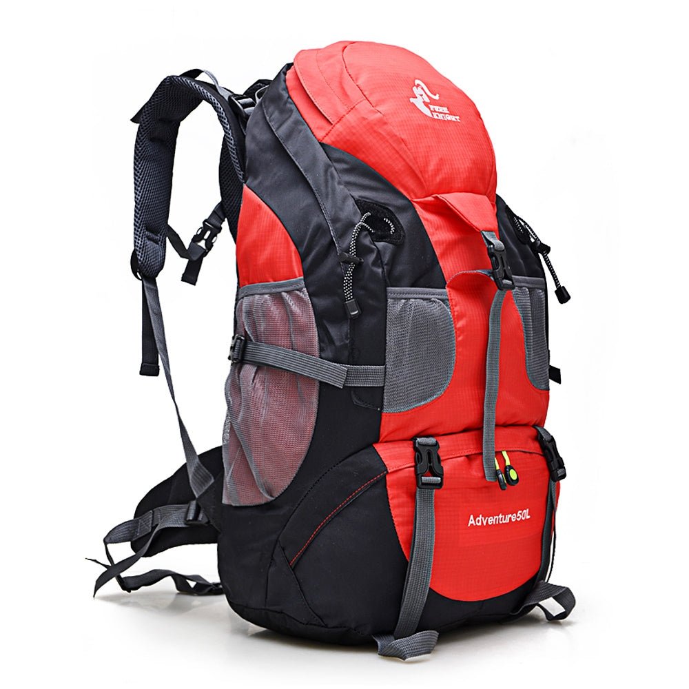 FREEKNIGHT FK0396 Waterproof 50L Climbing Backpack – RED Backpack for 50l (9 view)