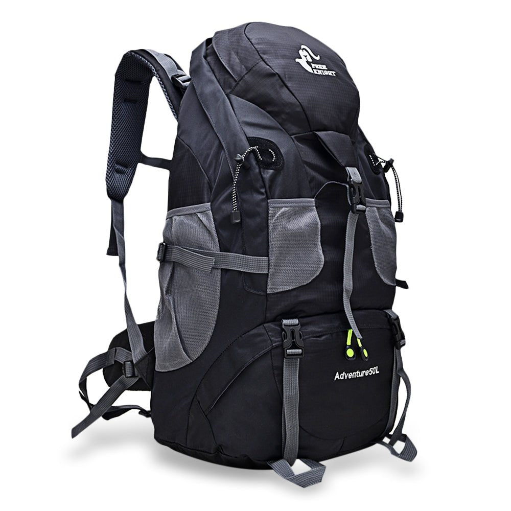 FREEKNIGHT FK0396 Waterproof 50L Climbing Backpack – BLACK Backpack for 50l (3 view)