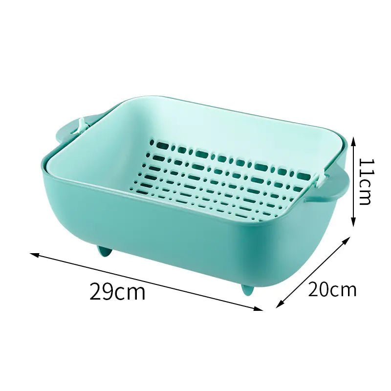 Plastic Fruit Washing Tray For Household Use | Shop Sbrtn – Green Kitchen tool for durable (1 view)