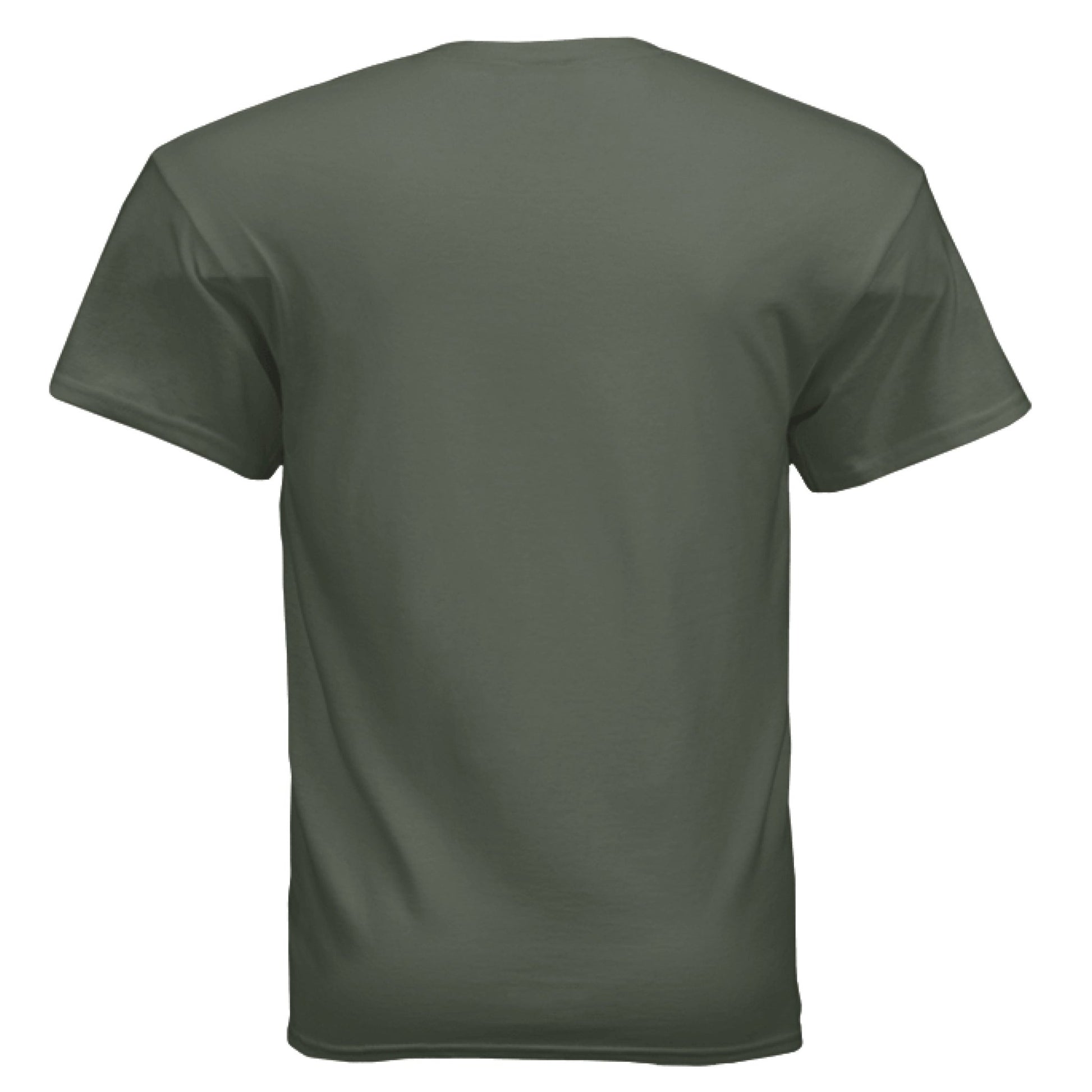 Have Your Robot Call My Robot – Retro AI Humor Shirt | Clowns of E - Com – MILITARY GREEN T-Shirt for Apparel (2 view)
