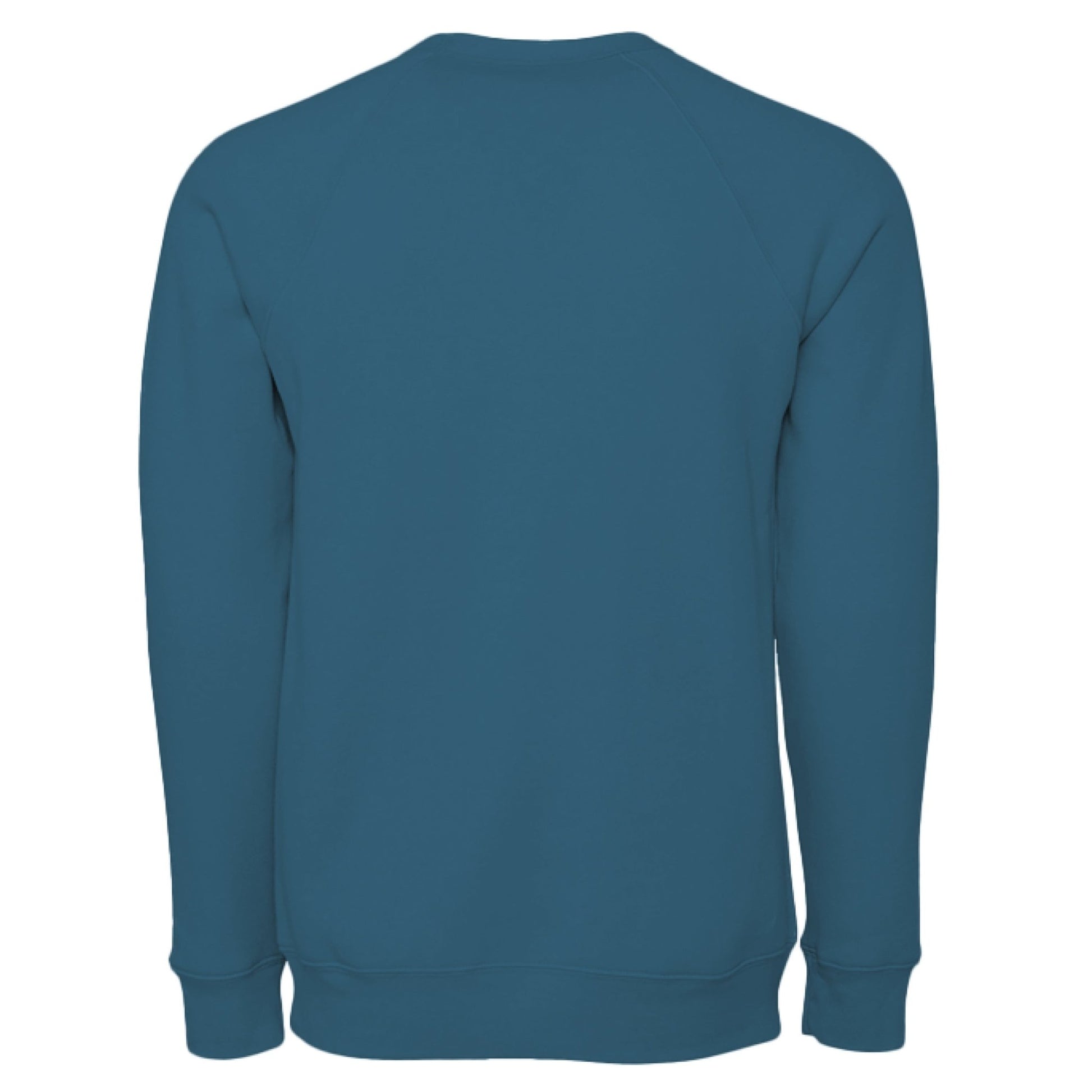 Have Your Robot Call My Robot Sweatshirt – Funny AI Quote Pullover | Clowns of E - Com Collection – Heather Deep Teal Sweatshirt for AI Humor (2 view)