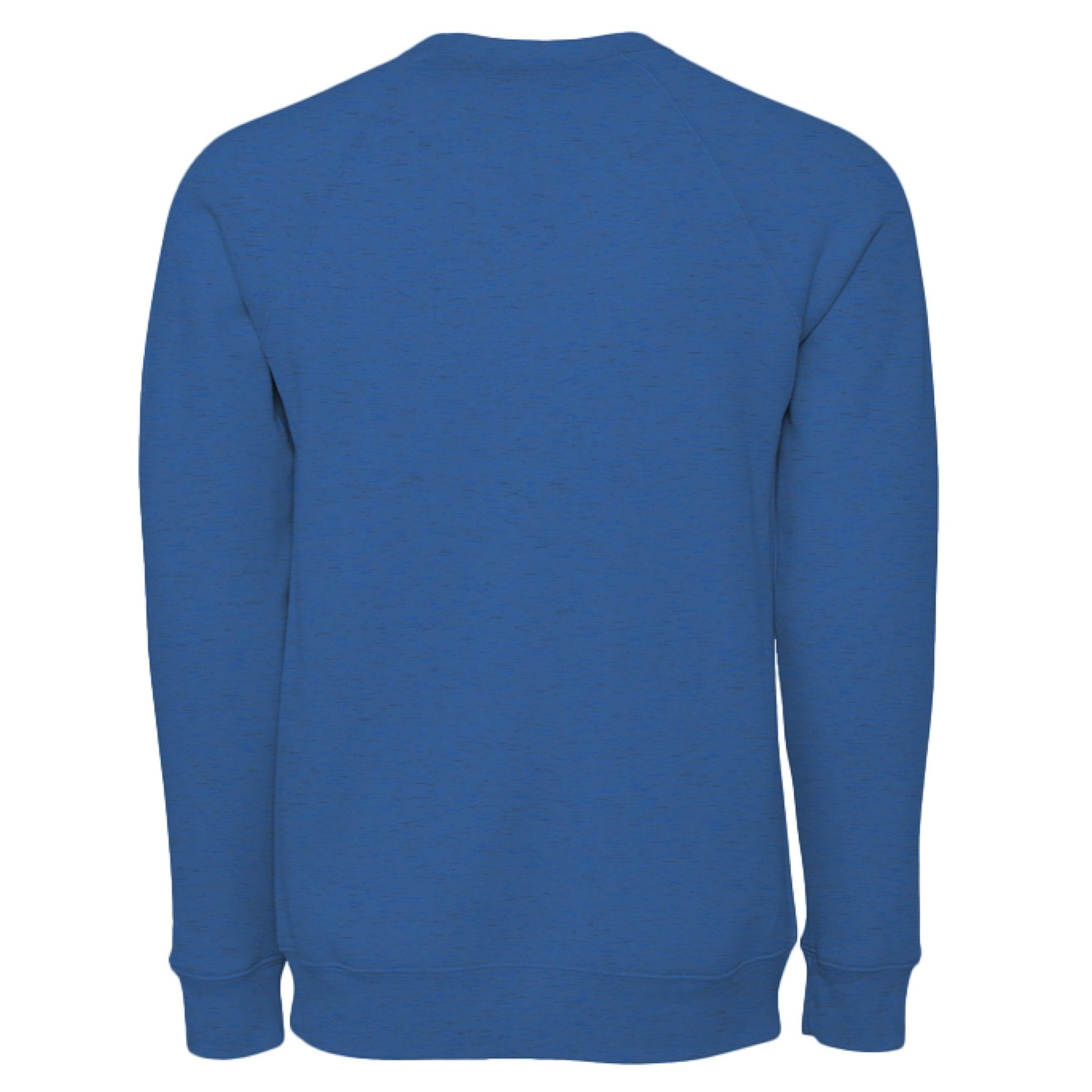 Have Your Robot Call My Robot Sweatshirt – Funny AI Quote Pullover | Clowns of E - Com Collection – Heather True Royal Sweatshirt for AI Humor (22 view)