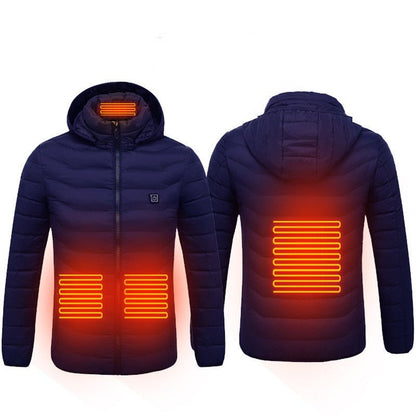 Heated Jacket – USB Electric Winter Coat with 3 Heat Levels | Men’s Thermal Outerwear – Blue Zone4 Coats & Jackets for Cold Weather (22 view)