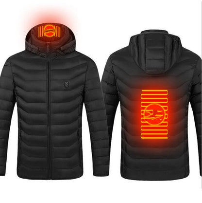 Heated Jacket – USB Electric Winter Coat with 3 Heat Levels | Men’s Thermal Outerwear – Black Zone2 Coats & Jackets for Cold Weather (11 view)