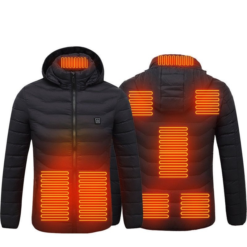 Heated Jacket – USB Electric Winter Coat with 3 Heat Levels | Men’s Thermal Outerwear – Black Zone8 Coats & Jackets for Cold Weather (19 view)