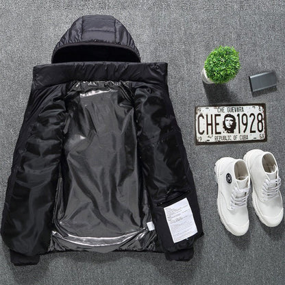 Heated Jacket – USB Electric Winter Coat with 3 Heat Levels | Men’s Thermal Outerwear – Black Zone2 Coats & Jackets for Cold Weather (8 view)