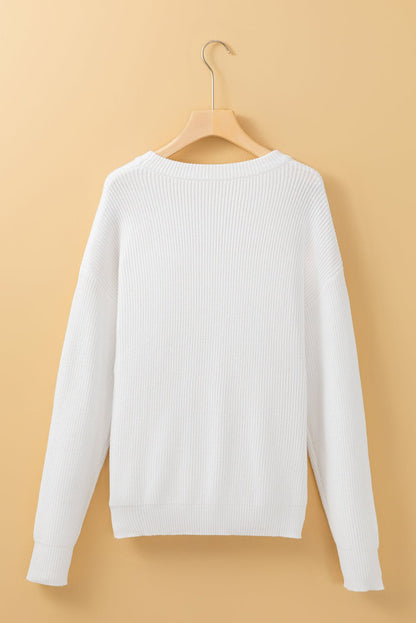Hello Pumpkin Graphic Sweater – White Sweaters & Cardigans/Sweaters for Shopify Collective (11 view)