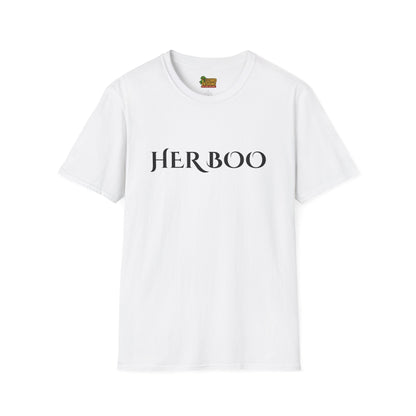 Her Boo Halloween Shirt – Matching Couples Tee | Spooky Season Apparel – White T-Shirt for Anniversary Gift (9 view)