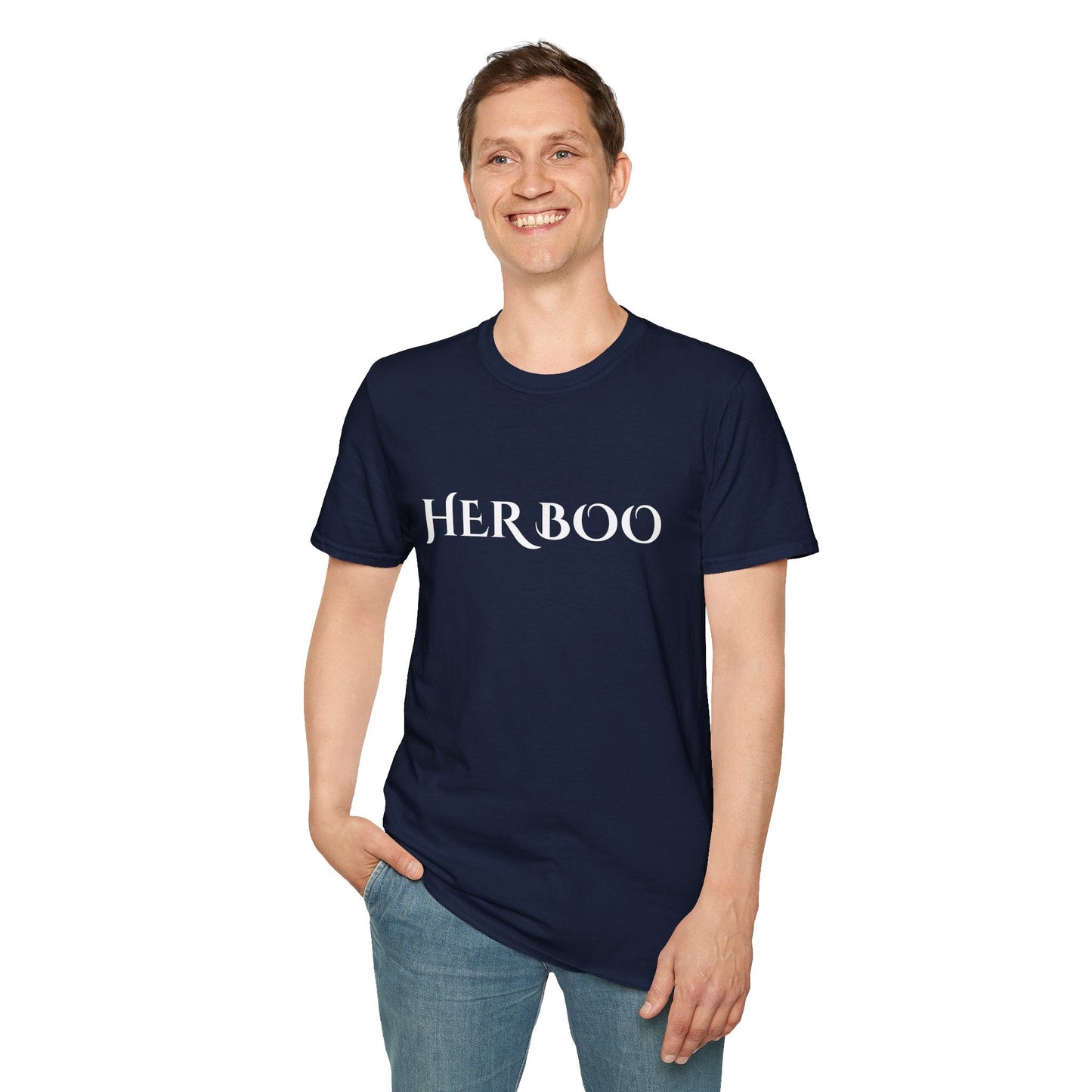 Her Boo Halloween Shirt – Matching Couples Tee | Spooky Season Apparel – Royal T-Shirt for Anniversary Gift (38 view)