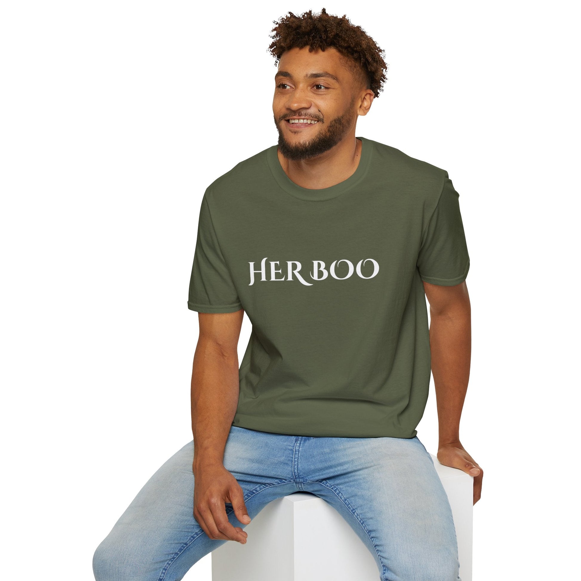 Her Boo Halloween Shirt – Matching Couples Tee | Spooky Season Apparel – White T-Shirt for Anniversary Gift (13 view)