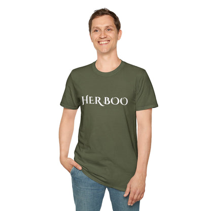 Her Boo Halloween Shirt – Matching Couples Tee | Spooky Season Apparel – White T-Shirt for Anniversary Gift (14 view)