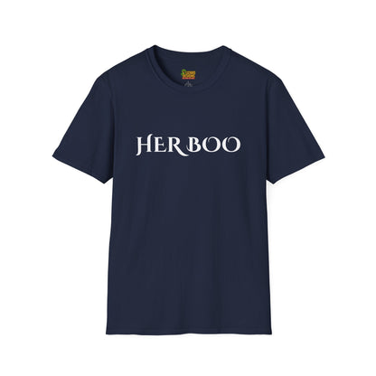 Her Boo Halloween Shirt – Matching Couples Tee | Spooky Season Apparel – Navy T-Shirt for Anniversary Gift (39 view)