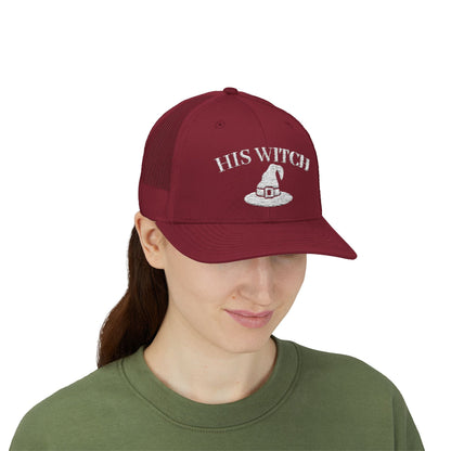 His Witch Halloween Hat – Embroidered Trucker Cap | Couples Matching Outfit – Cranberry Hats for Casual Fashion (44 view)