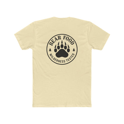 Hunt Fish Chill Bear Food Tee – Wilderness Tested Graphic Shirt | Outdoor Adventure Apparel – Solid Natural T-Shirt for adventure (14 view)
