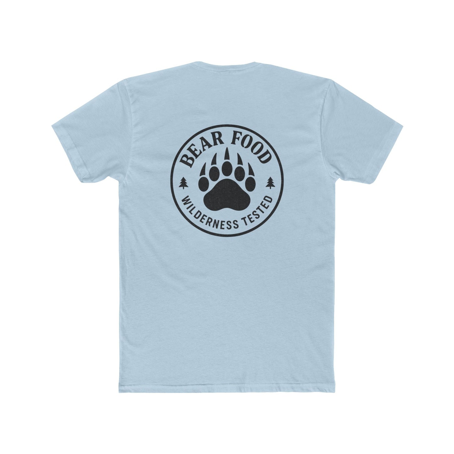 Hunt Fish Chill Bear Food Tee – Wilderness Tested Graphic Shirt | Outdoor Adventure Apparel – Solid Light Blue T-Shirt for adventure (20 view)