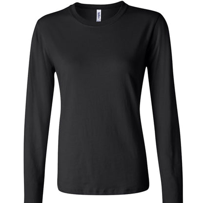 Hunt Fish Chill Ladies Long Sleeve Tee – Soft Jersey White Graphic | Women’s Fishing & Hunting Apparel – BLACK T-Shirt for Apparel (10 view)