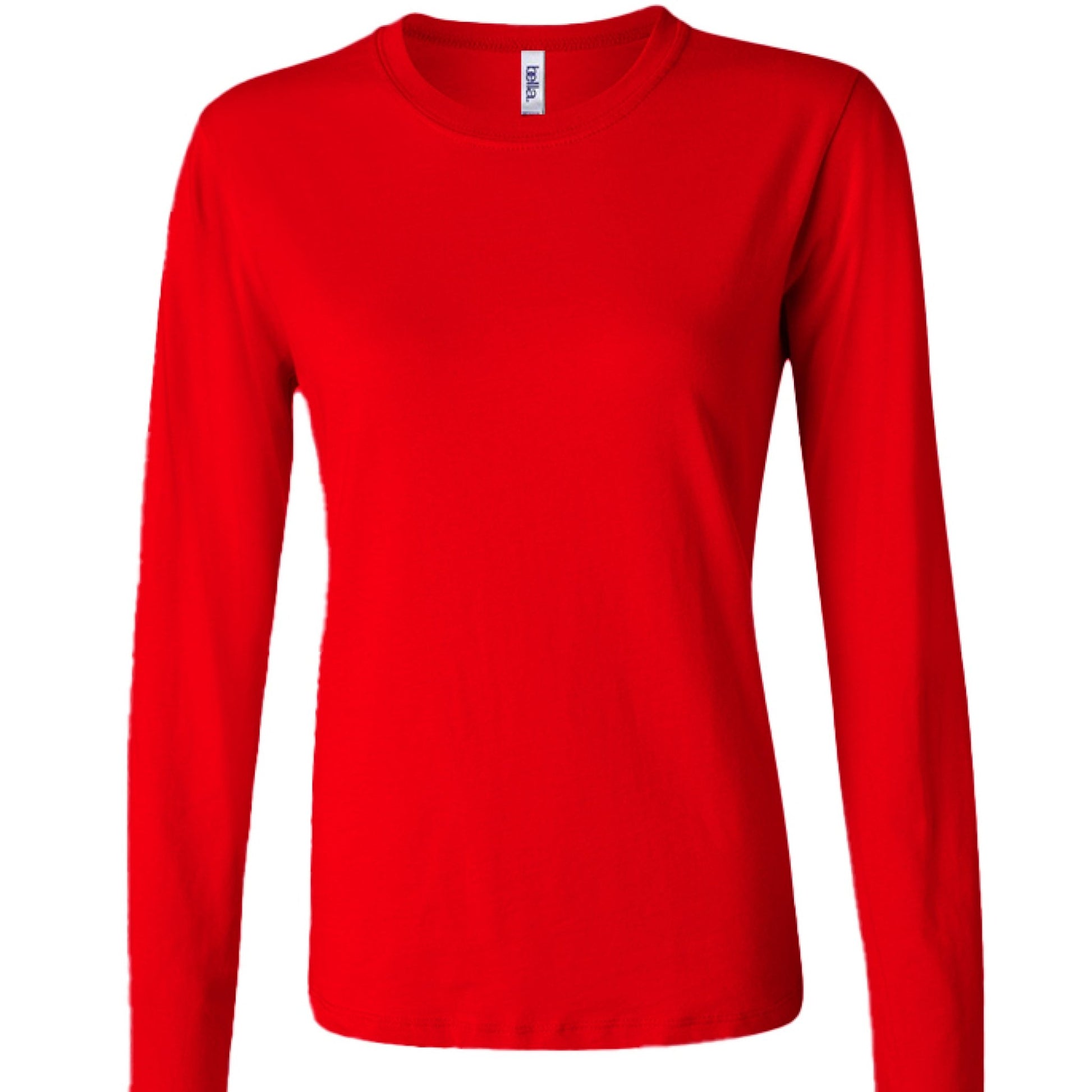 Hunt Fish Chill Ladies Long Sleeve Tee – Soft Jersey White Graphic | Women’s Fishing & Hunting Apparel – RED T-Shirt for Apparel (12 view)