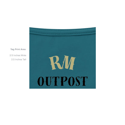 Hunt Fish & Chill – Relaxed Outdoorsman Graphic Tee | Fishing & Hunting Lifestyle Shirt – GALAPAGOS BLUE T-Shirt for Apparel (3 view)