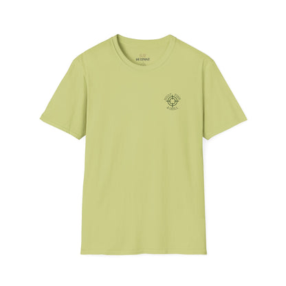 Hunt Fish & Chill T-Shirt – Premium Outdoors Badge Tee | Camping, Fishing, Hunting Apparel – Pistachio T-Shirt for Adventure Clothing (20 view)