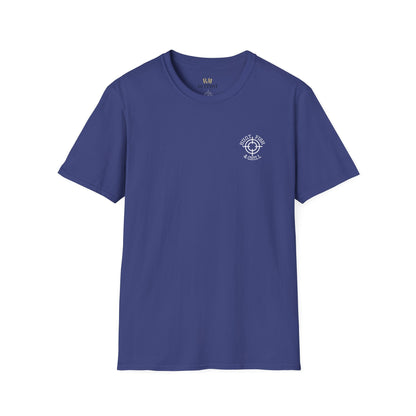 Hunt Fish & Chill T-Shirt White Logo – Premium Outdoors Badge Tee | Camping, Fishing, Hunting Apparel – Metro Blue T-Shirt for Adventure Clothing (37 view)