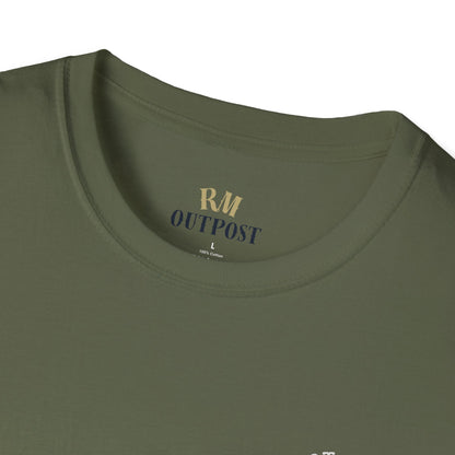 Hunt Fish & Chill T-Shirt White Logo – Premium Outdoors Badge Tee | Camping, Fishing, Hunting Apparel – Military Green T-Shirt for Adventure Clothing (15 view)