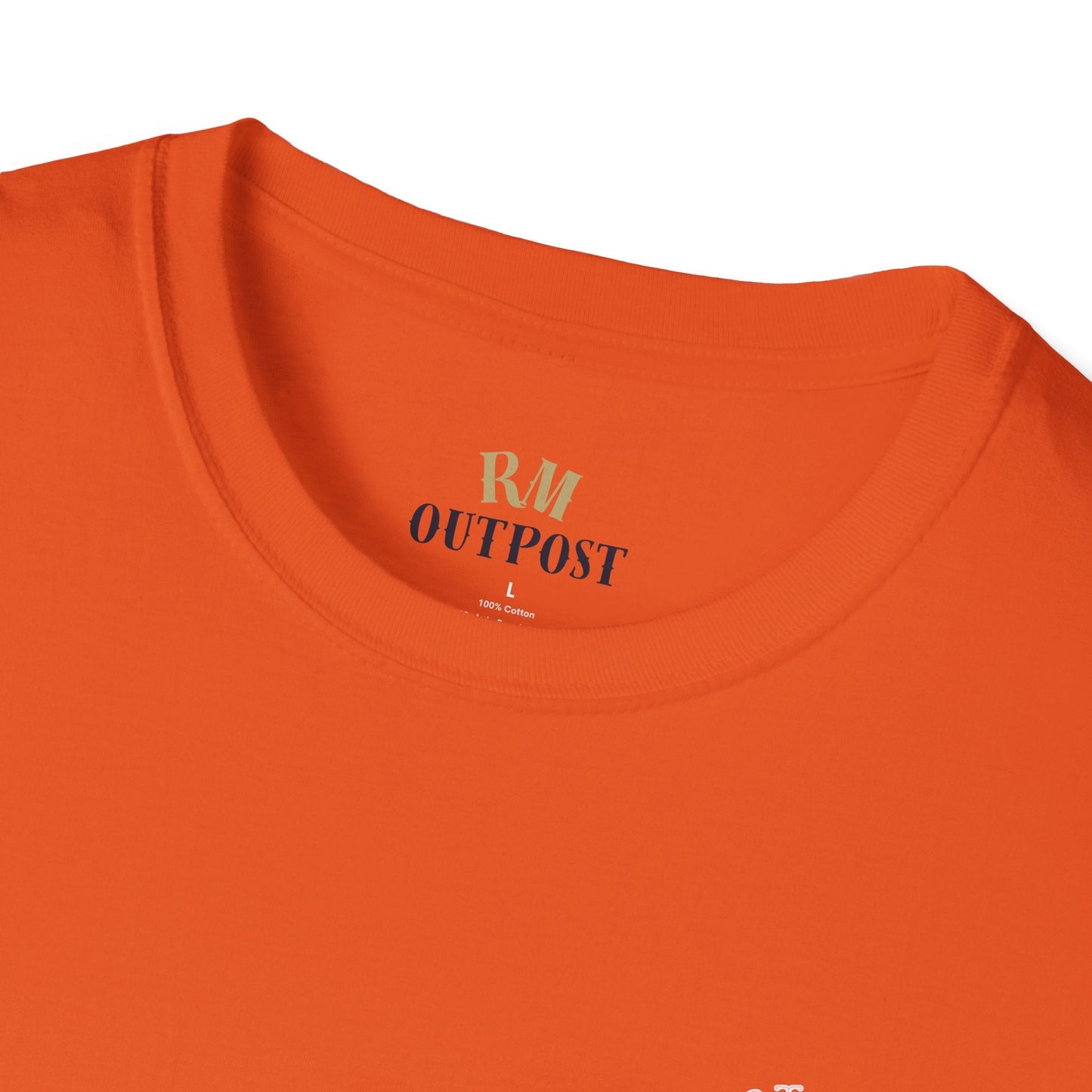 Hunt Fish & Chill T-Shirt White Logo – Premium Outdoors Badge Tee | Camping, Fishing, Hunting Apparel – Orange T-Shirt for Adventure Clothing (20 view)