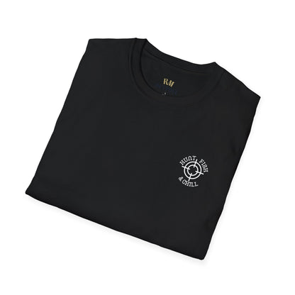 Hunt Fish & Chill T-Shirt White Logo – Premium Outdoors Badge Tee | Camping, Fishing, Hunting Apparel – Black T-Shirt for Adventure Clothing (24 view)