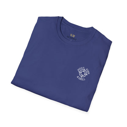 Hunt Fish & Chill T-Shirt White Logo – Premium Outdoors Badge Tee | Camping, Fishing, Hunting Apparel – Metro Blue T-Shirt for Adventure Clothing (40 view)