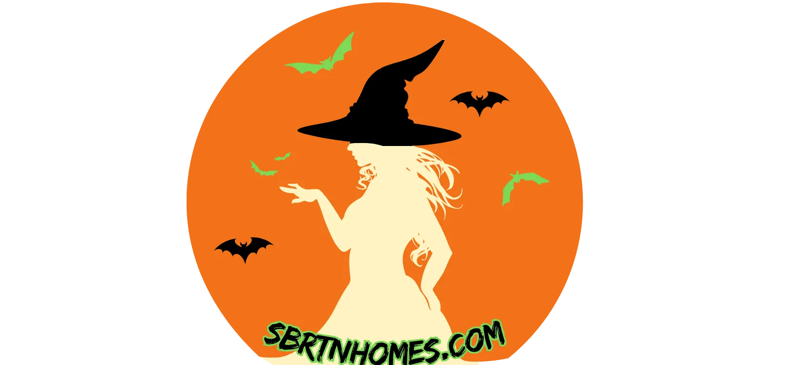 It Don’t Have to Be Halloween – Sassy Flying Witch Tee | Funny Women’s Graphic Shirt – Black T-Shirt for bold graphic tee (2 view)